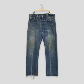 Levi's 501XX Faded Blue Stonewash Jeans Size 32x29
