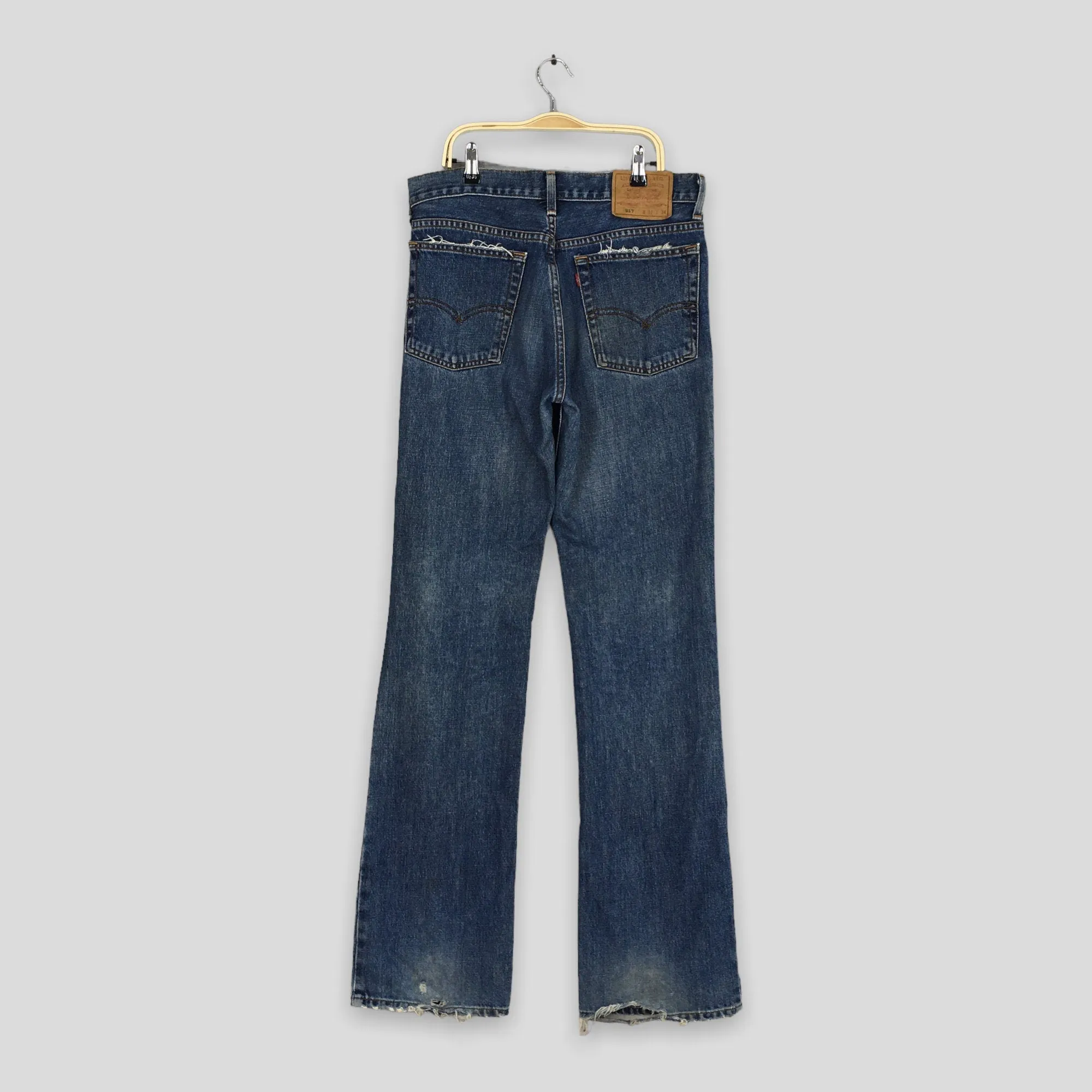 Levi's 517 Faded High Flare Bootcut Jeans Size 30x35