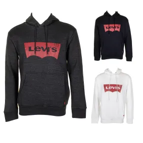 Levi's Men's Logo Graphic Front Pouch Pocket Pullover Hoodie