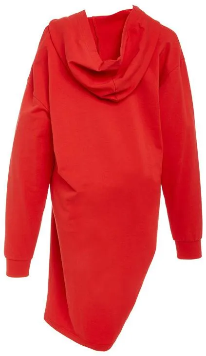 Long Sleeve Drawstring Ruched Pullover Hooded Sweatshirt