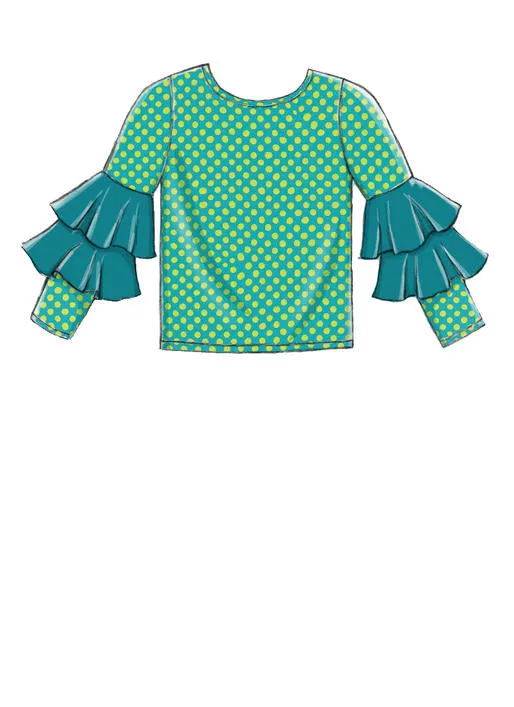 M7799 Children's/Girls' Tops