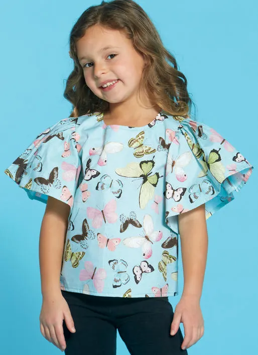 M7799 Children's/Girls' Tops