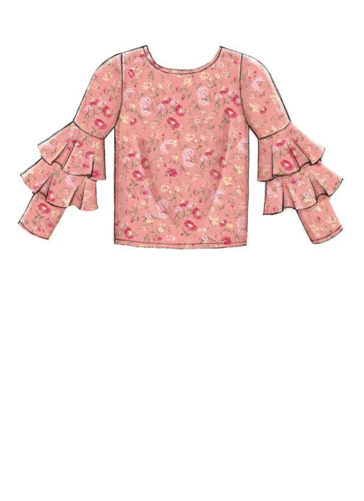 M7799 Children's/Girls' Tops