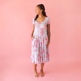 Marina Women's Scoop Midi Dress