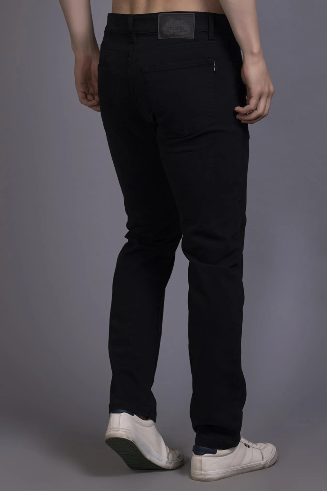 Men Colored jeans Slimfit-Black