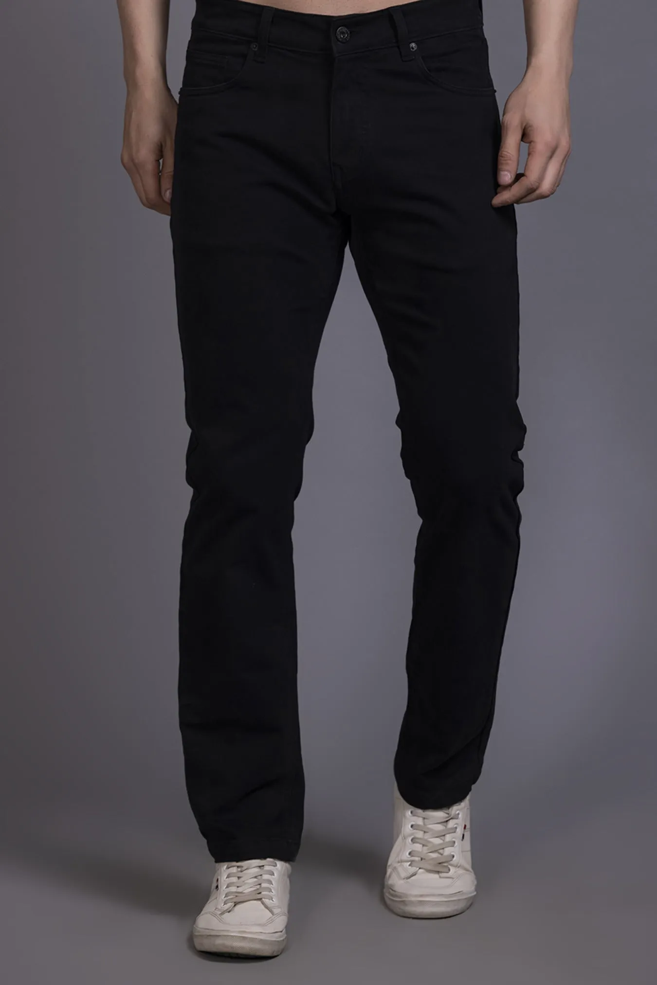 Men Colored jeans Slimfit-Black