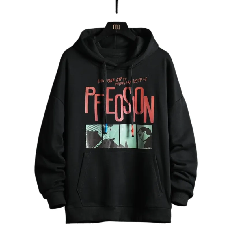 Men's Casual Streetwear Pullover Hoodie