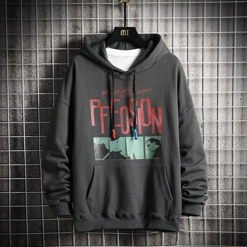 Men's Casual Streetwear Pullover Hoodie