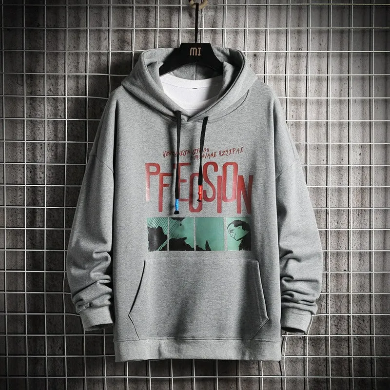 Men's Casual Streetwear Pullover Hoodie