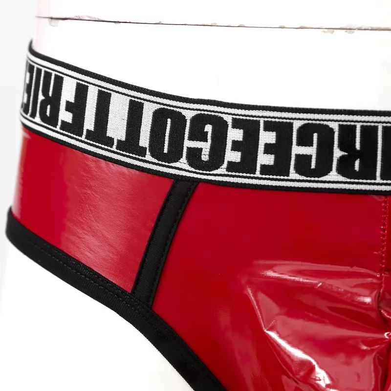 Men's Letter Print Elastic Waistband Underwear / Low Waist Bulge Pouch Male Underpants