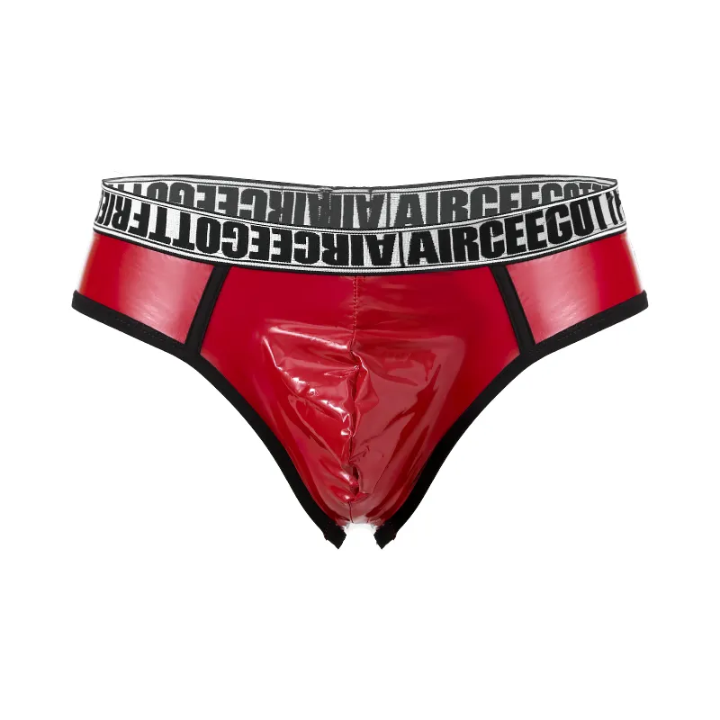 Men's Letter Print Elastic Waistband Underwear / Low Waist Bulge Pouch Male Underpants