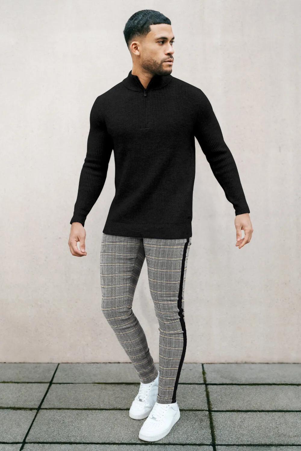 Men's Light Grey Skinny Pant