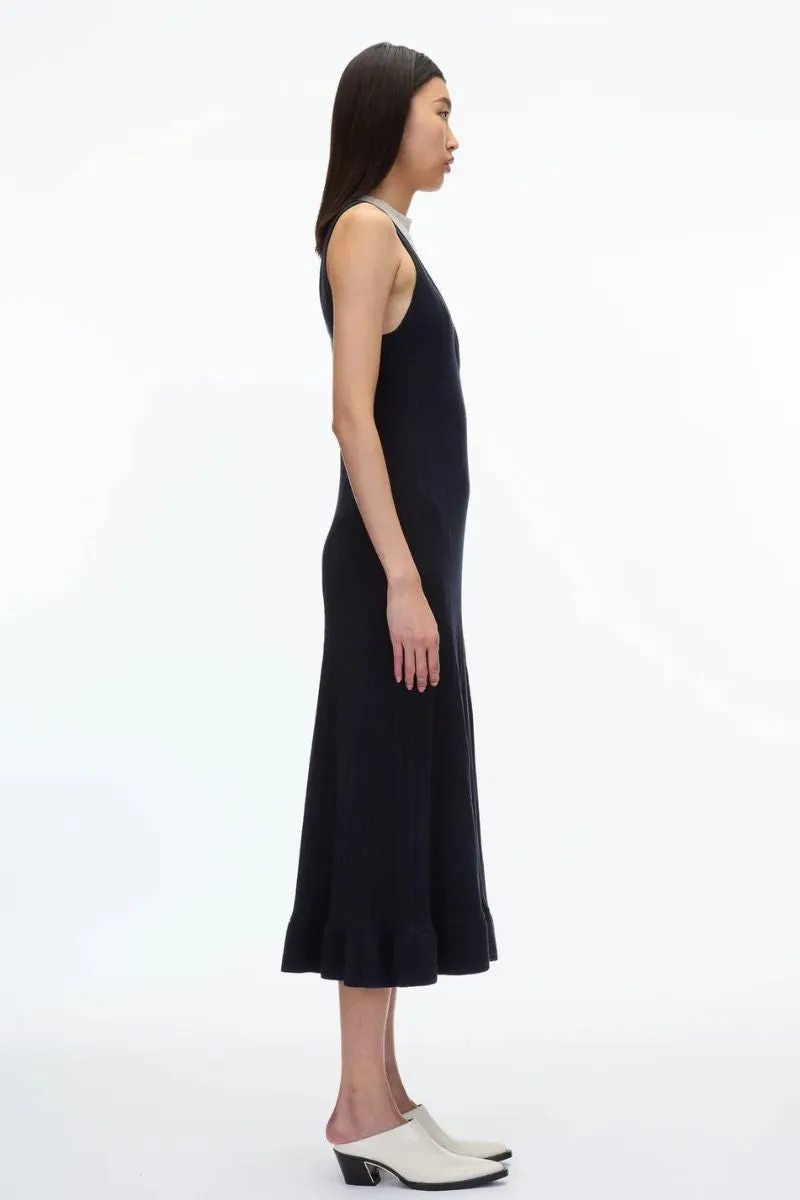 Mockneck Midi Knit Dress