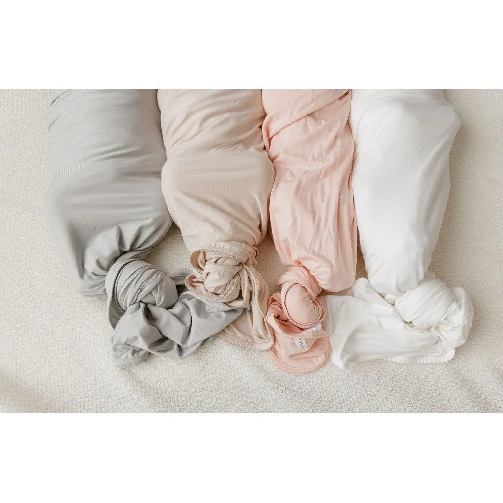 Modal Swaddle & Beanie Set in Gift Box - Ivory