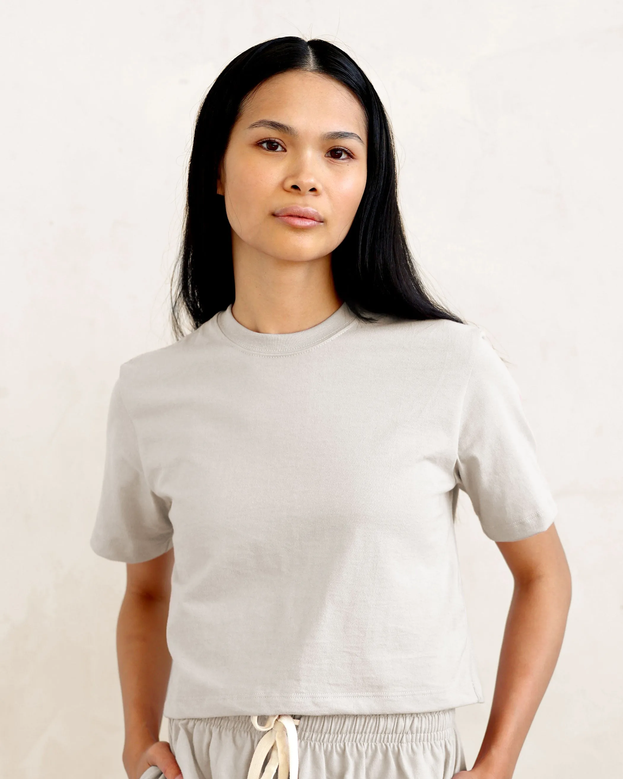 Monday Crop Top Putty