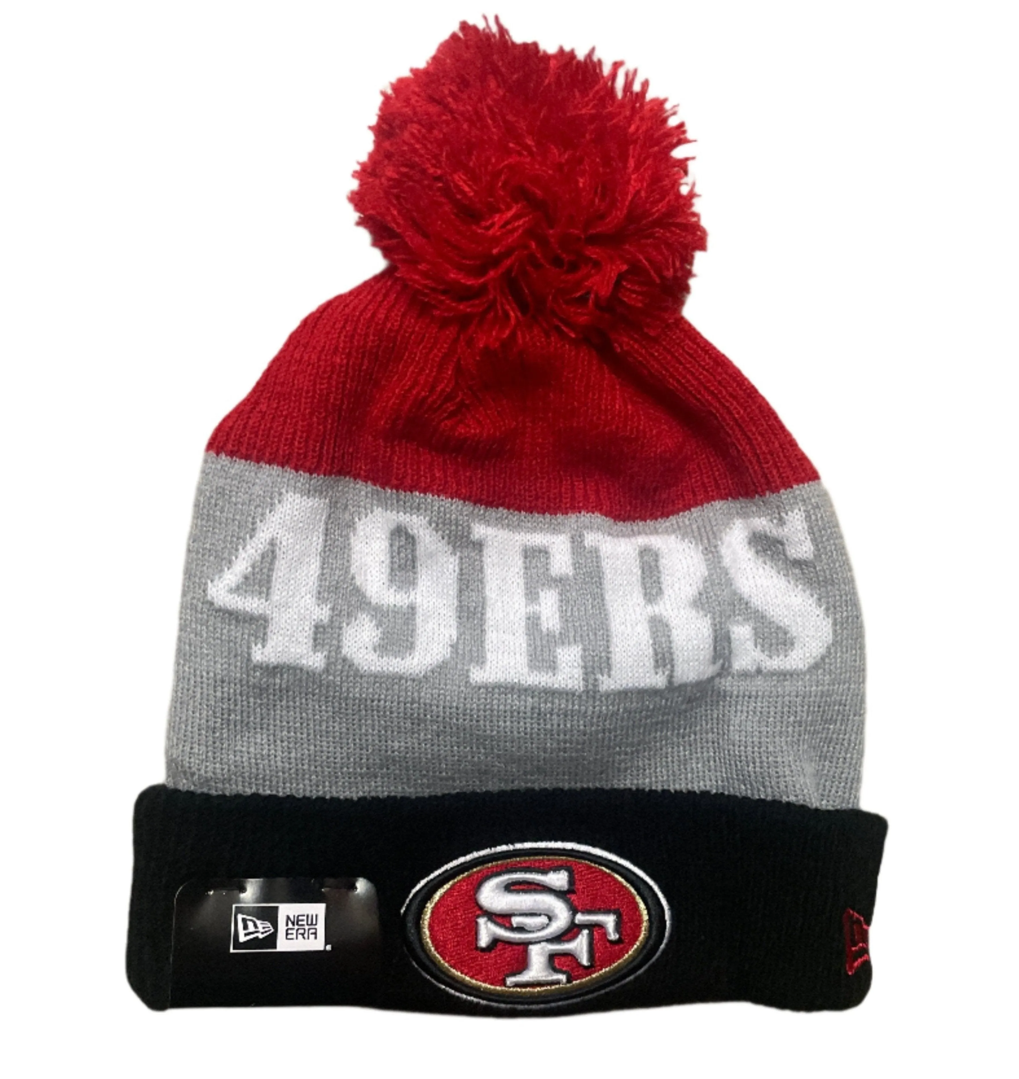 New Era San Francisco 49ers Shaded Pom Knit Beanie