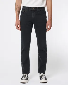 Nudie Gritty Jackson Regular Fit Mens Jeans - Black Forest