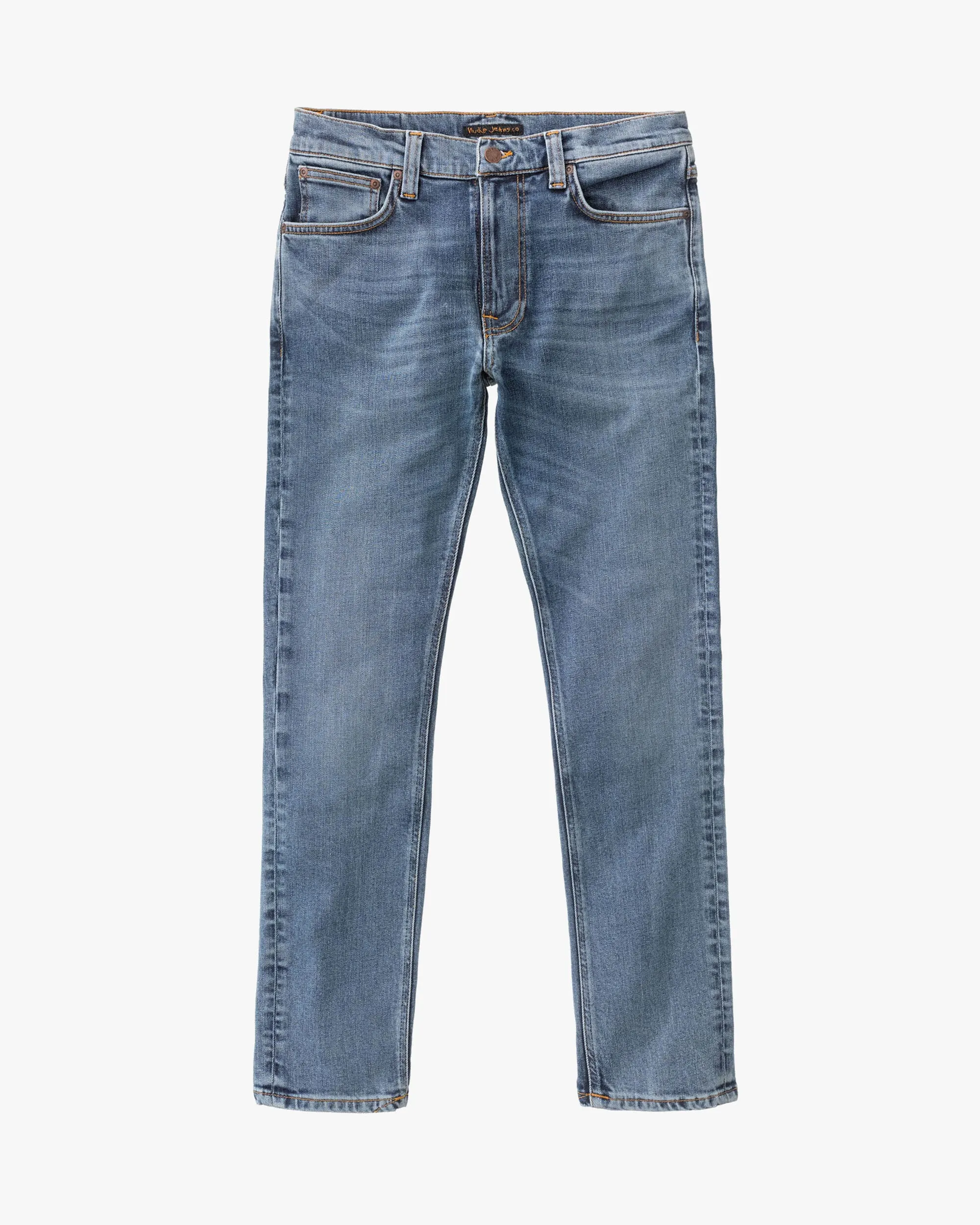 Nudie Lean Dean Slim Tapered Mens Jeans - Lost Orange
