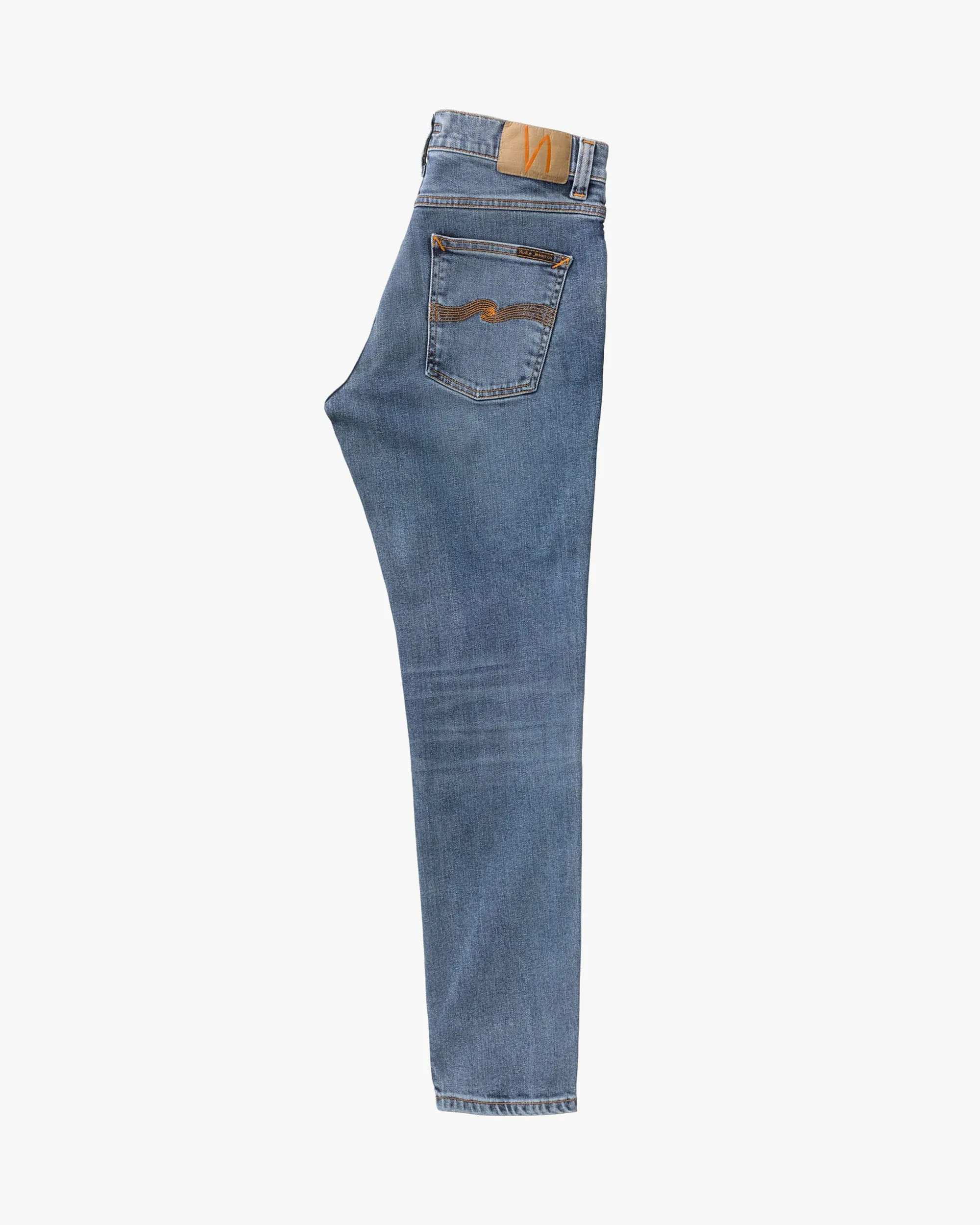 Nudie Lean Dean Slim Tapered Mens Jeans - Lost Orange
