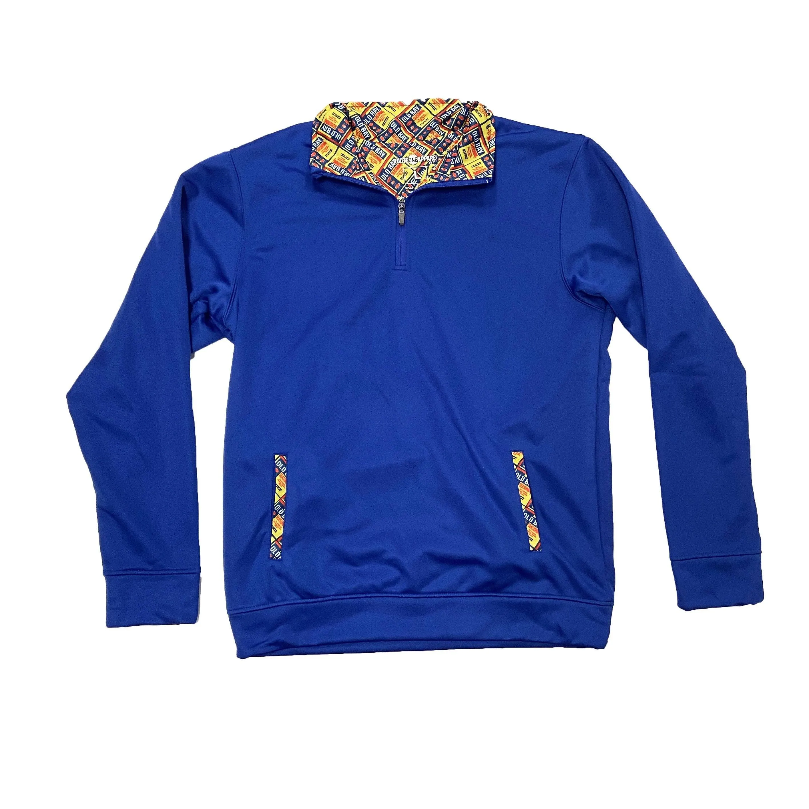 OLD BAY Pattern Logo Trim (Blue) / Pullover