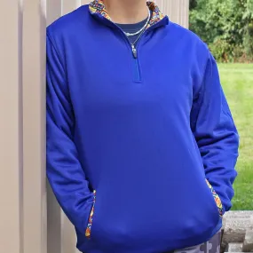 OLD BAY Pattern Logo Trim (Blue) / Pullover