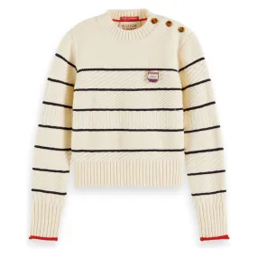 Organic Cotton Shoulder-Button Sweater