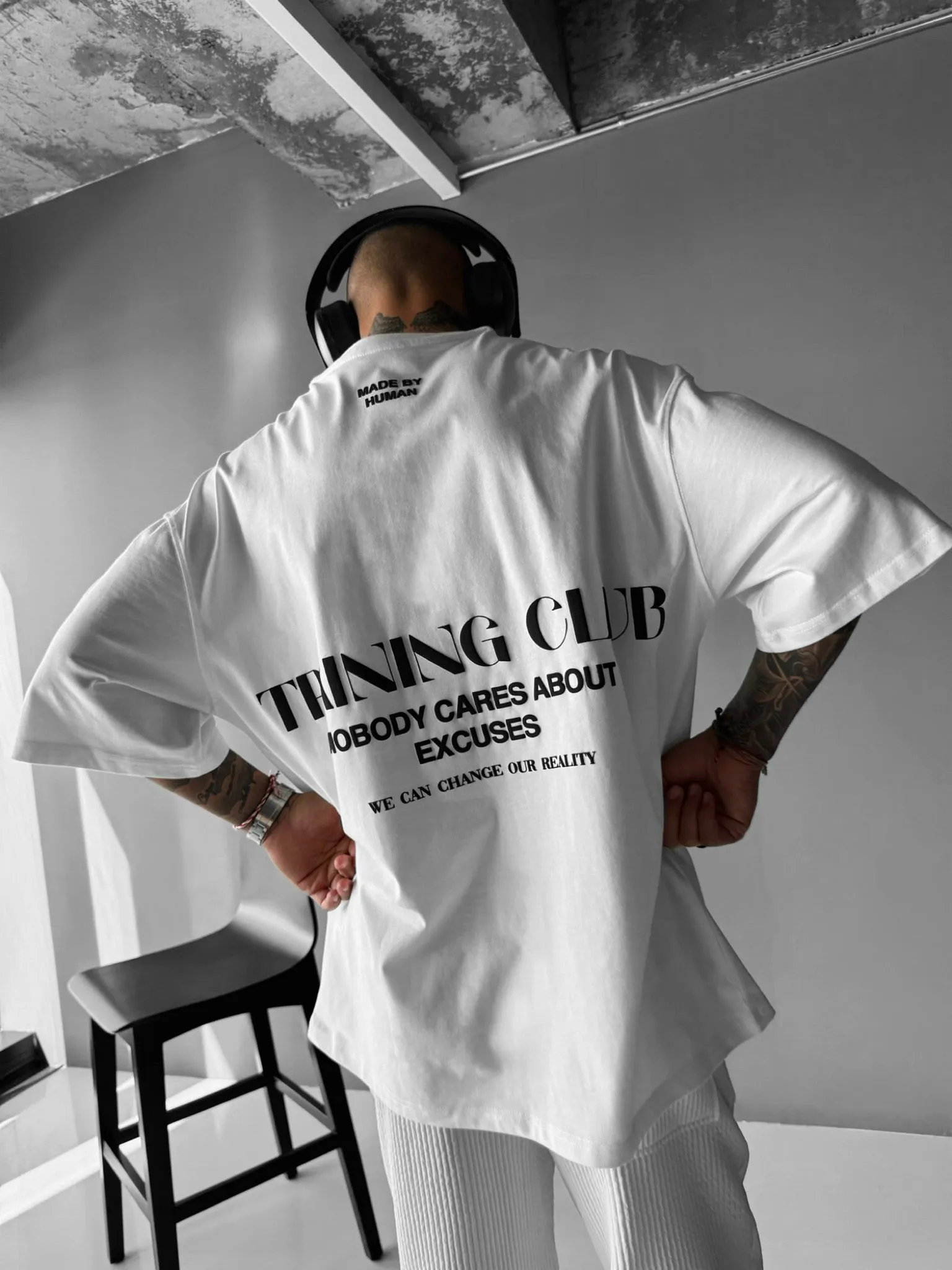 Oversize Training Club T-Shirt - Ecru