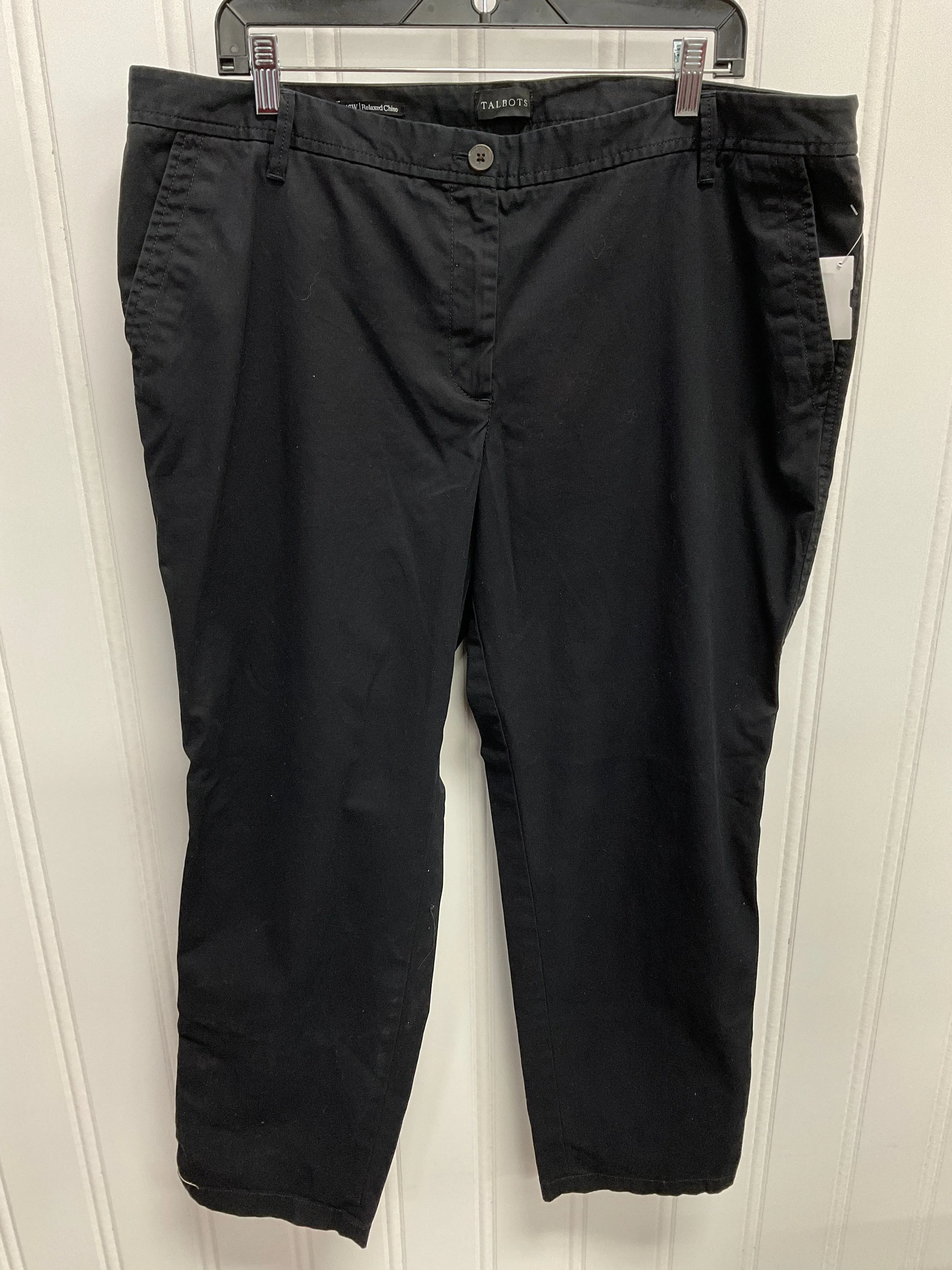 Pants Chinos & Khakis By Talbots In Black, Size:16