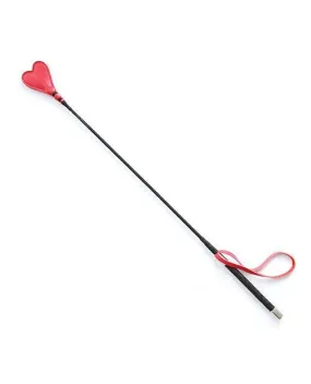 Plesur 26" Heart Pvc Crop - Black-red