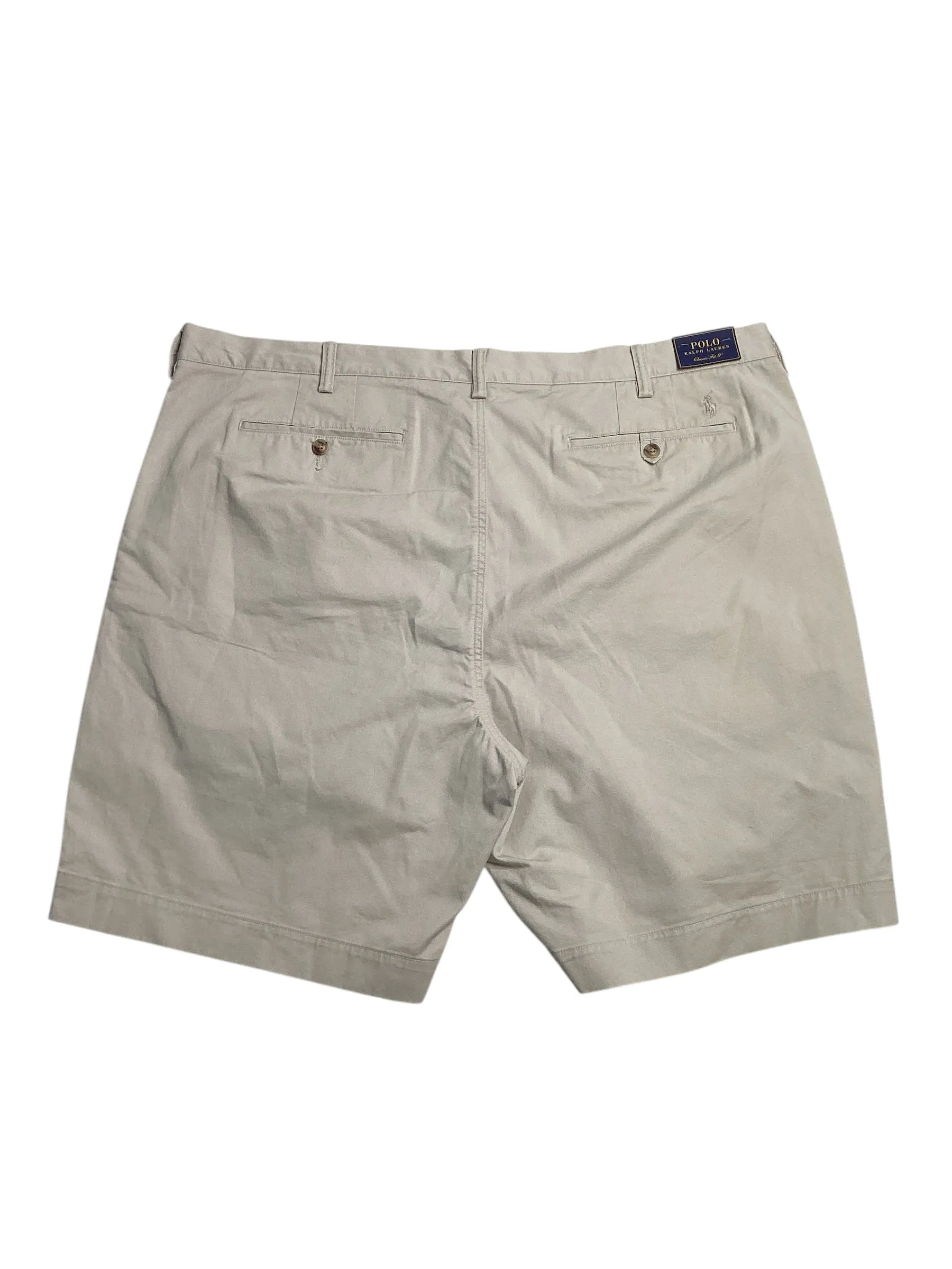 Polo Ralph Lauren Mens Classic Fit 9 Inseam Chino Shorts Size 44 Khaki Beige