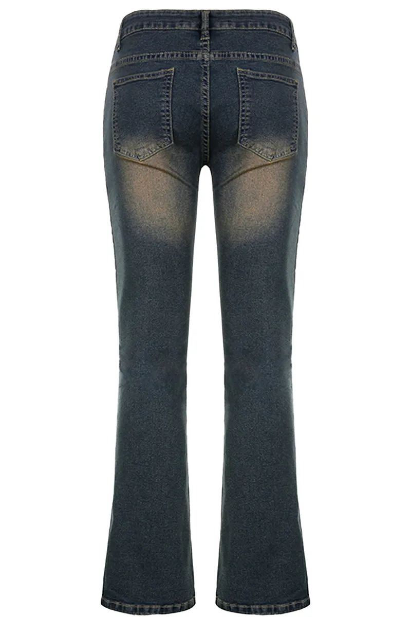 PT3093 Retro Denim Jeans Pant