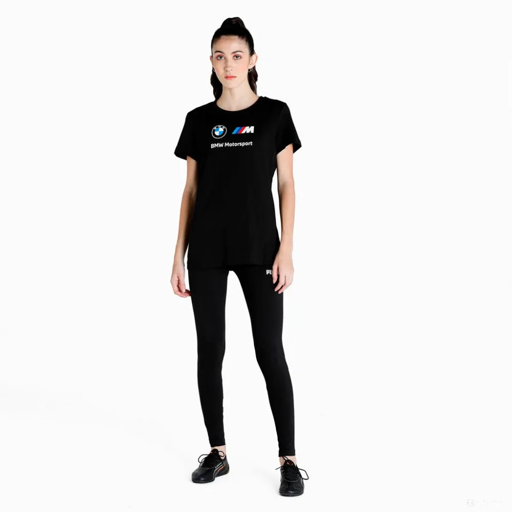 Puma BMW MMS Team Logo Womens T-shirt, Black, 2022