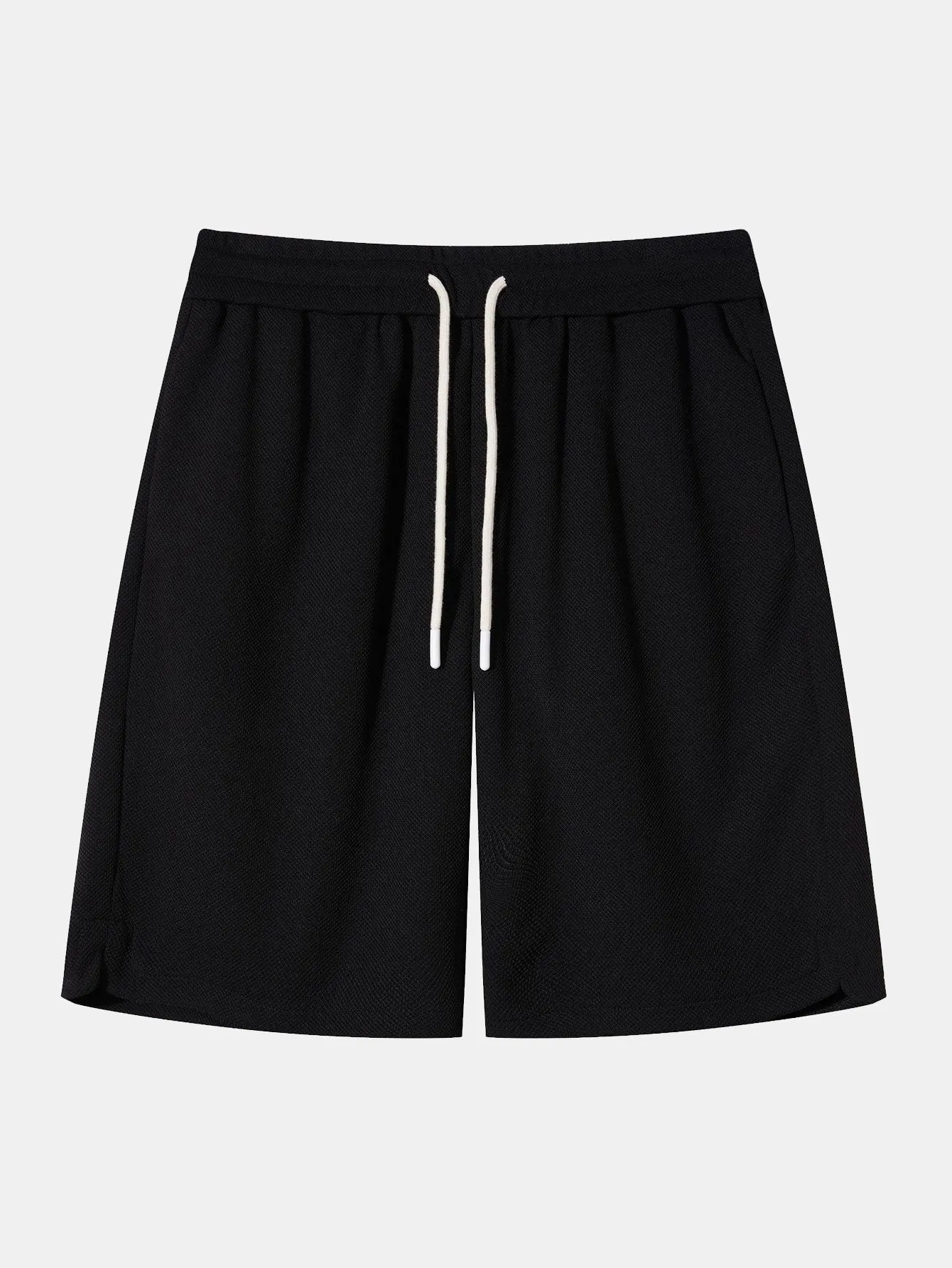 Relax Set - Loose Fit Tee & Waffle Shorts