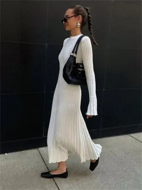 Ribbed Knit Maxi Dresses