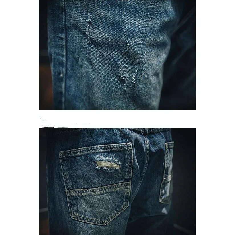 Ripped Men's Loose Jeans P0002