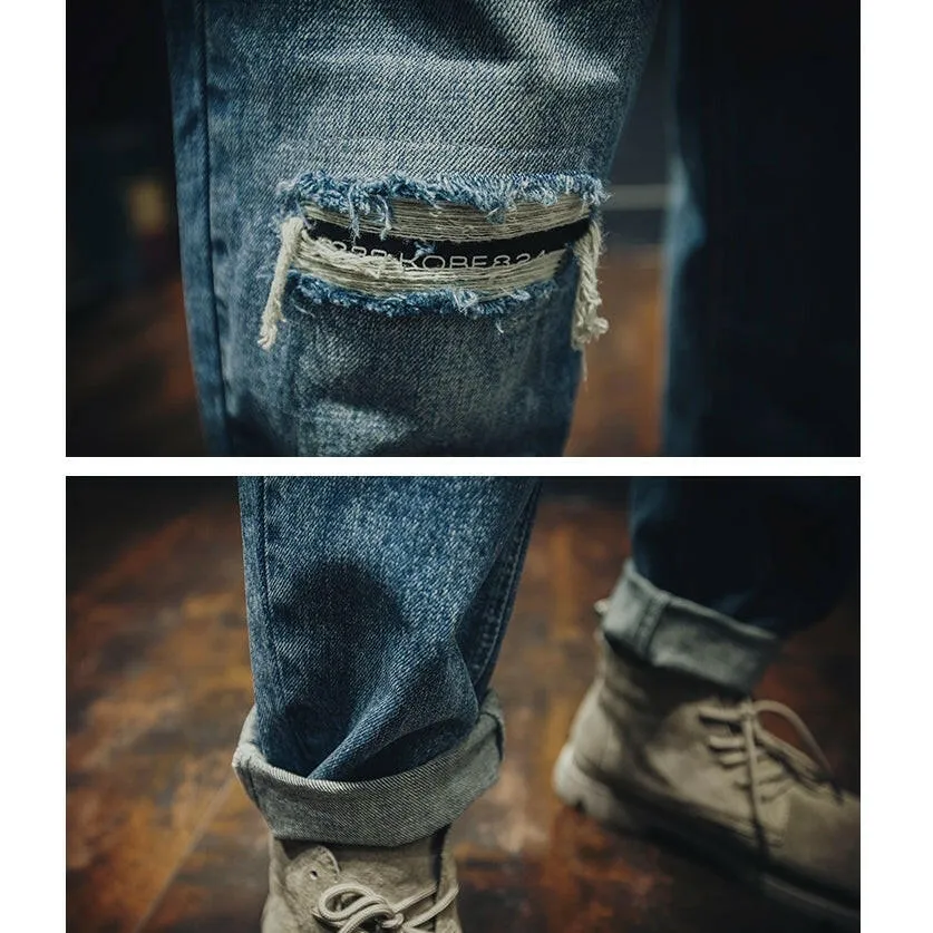 Ripped Men's Loose Jeans P0002