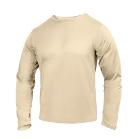Rothco Mens Gen III Silk Weight Underwear Top - Desert Sand