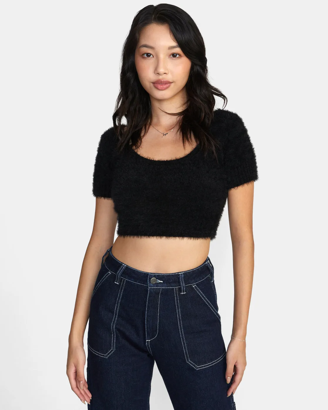RVCA MURRAY SWEATER - BLK