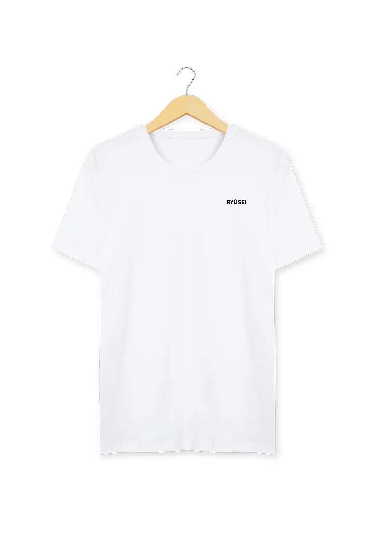 Ryusei Kaos Pria Energetic White