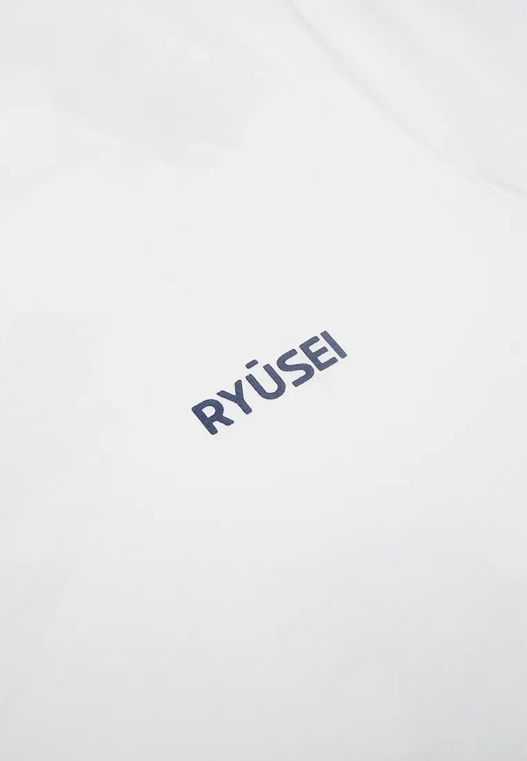 Ryusei Kaos Pria Energetic White
