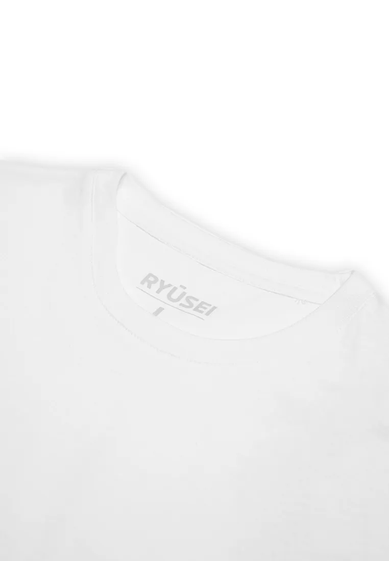Ryusei Kaos Pria Tsurahama CMB White