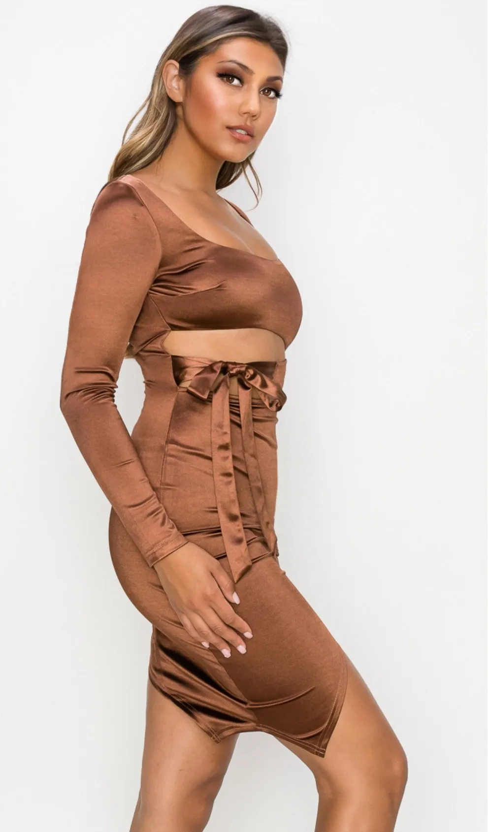Satin Seduction Dress