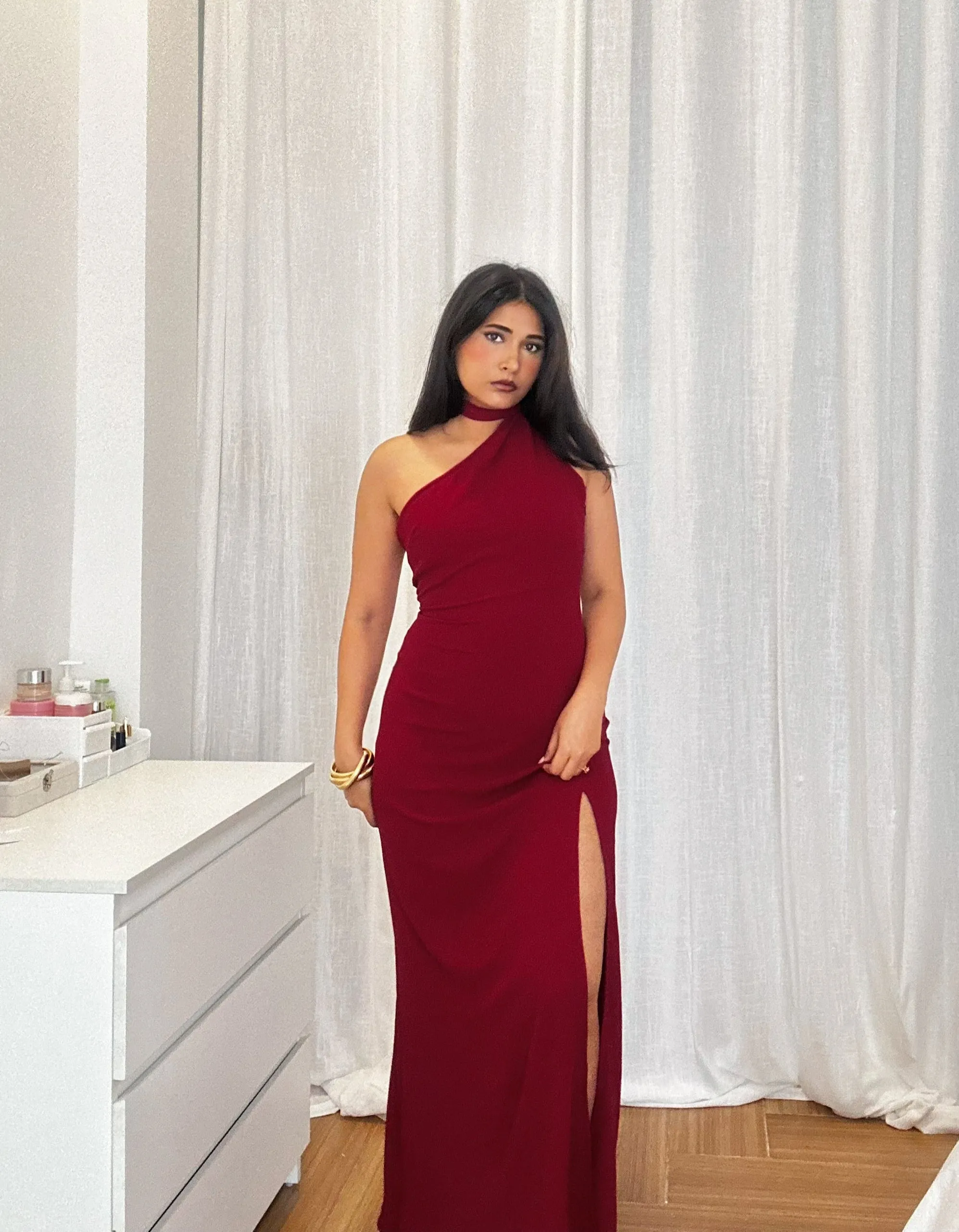 Scarlet Scarf Dress