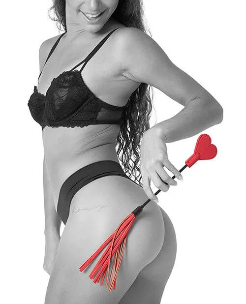 Sex & Mischief Amor Heart Crop & Flogger