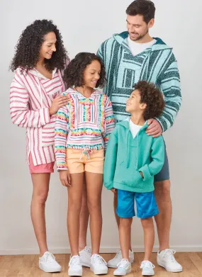 Simplicity 9759 sewing pattern Children's, Teens' and Adults' Hoodie
