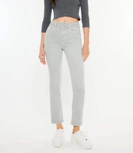 Soho Slate Double Button High Rise Kancan Jeans