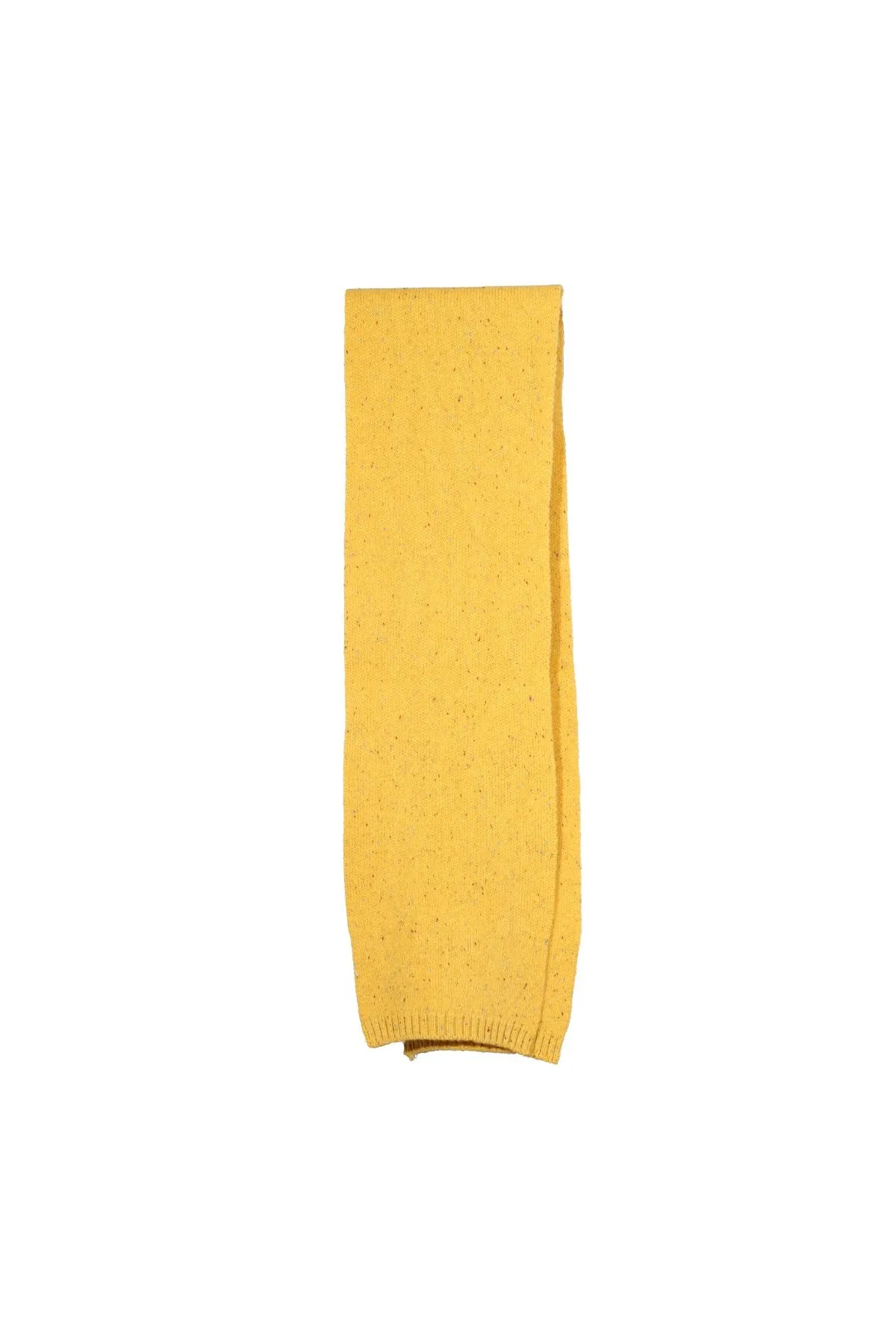 Speckled Knit Scarf Mustard in Wool