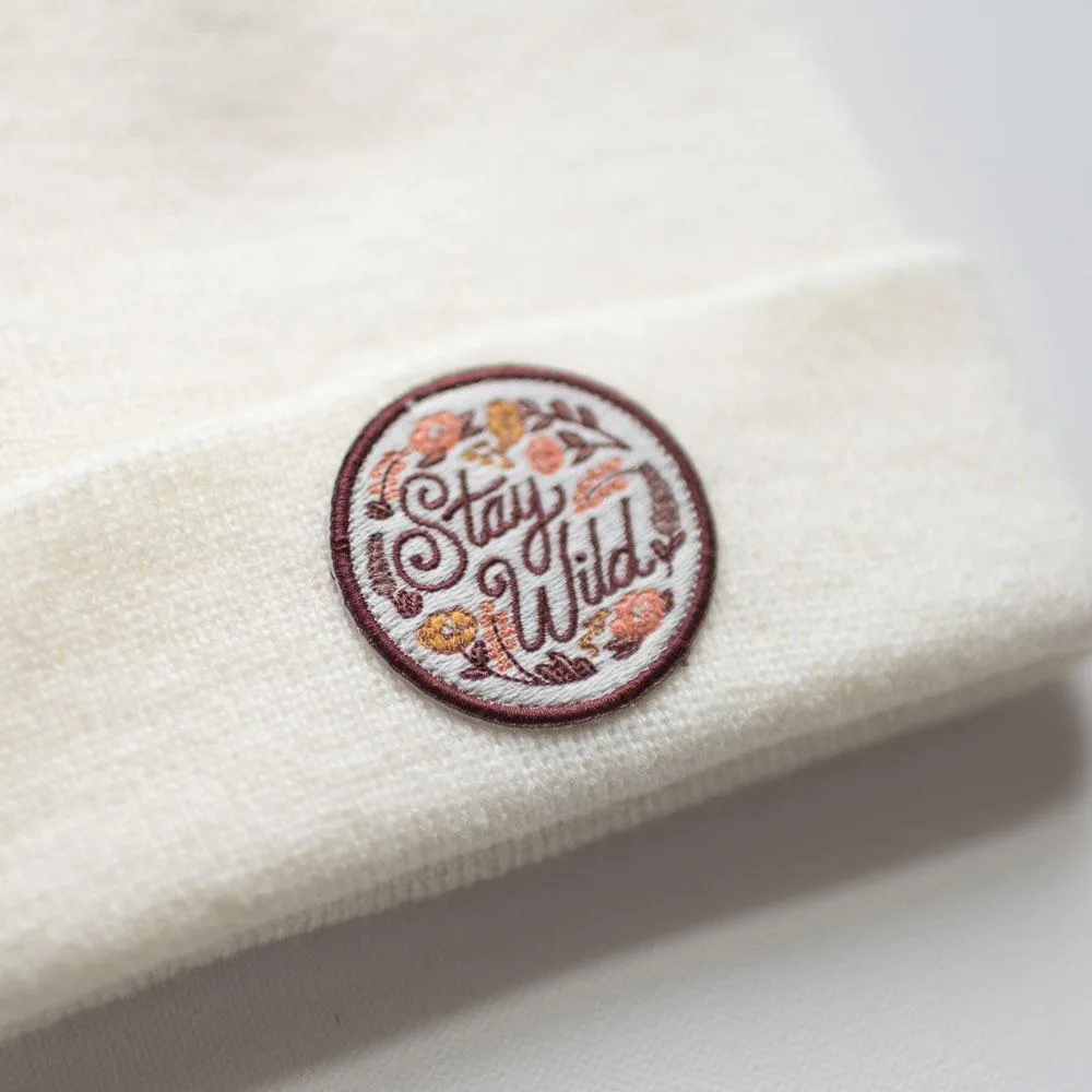 Stay Wild Beanie - Dove