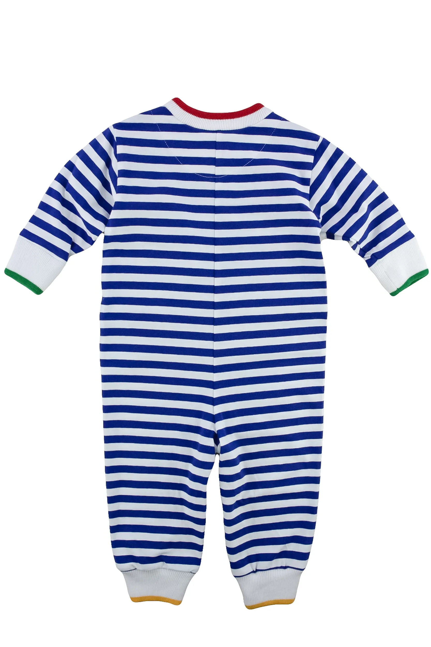 Stripe Knit Longall With Racecars