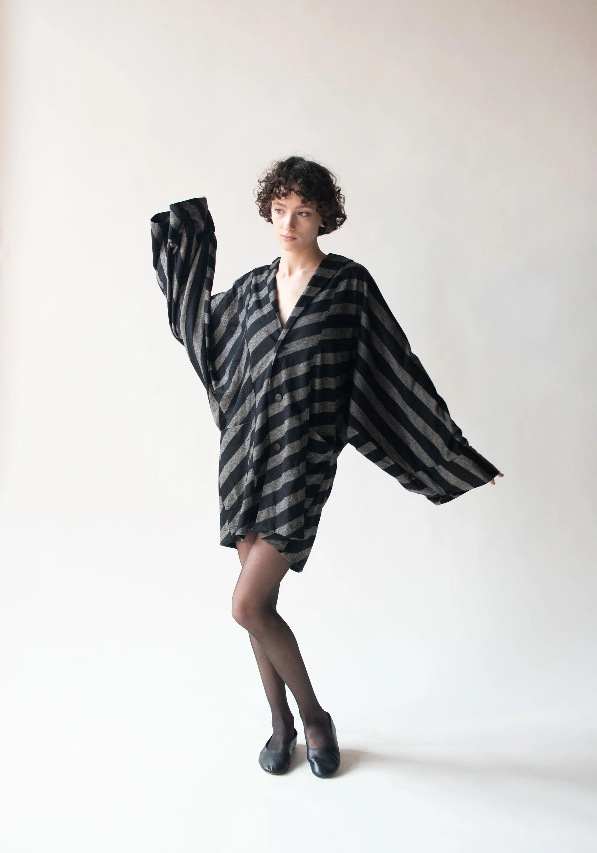 Striped Knit Dress | Issey Miyake